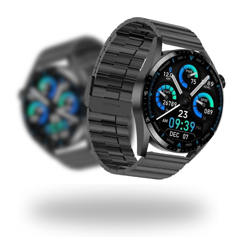 ساعت هوشمند گرین لاین مدل SMART WATCH GREEN LION G-MASTER STEEL