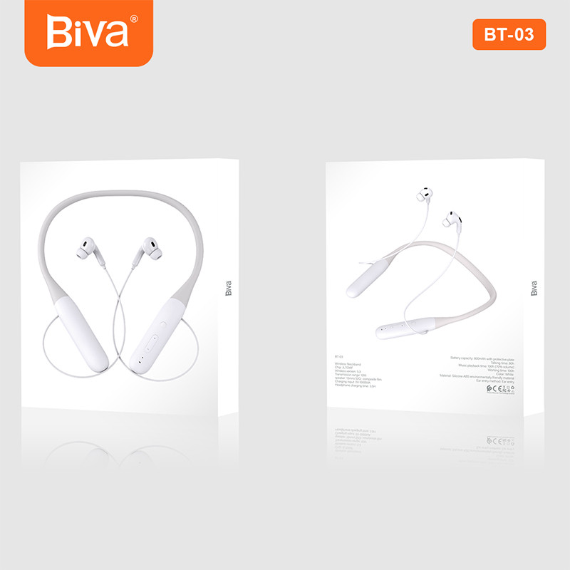 هندزفری بلوتوث گردنی بیوا مدل HANDSFREE BLUETOOTH BIVA BT-03