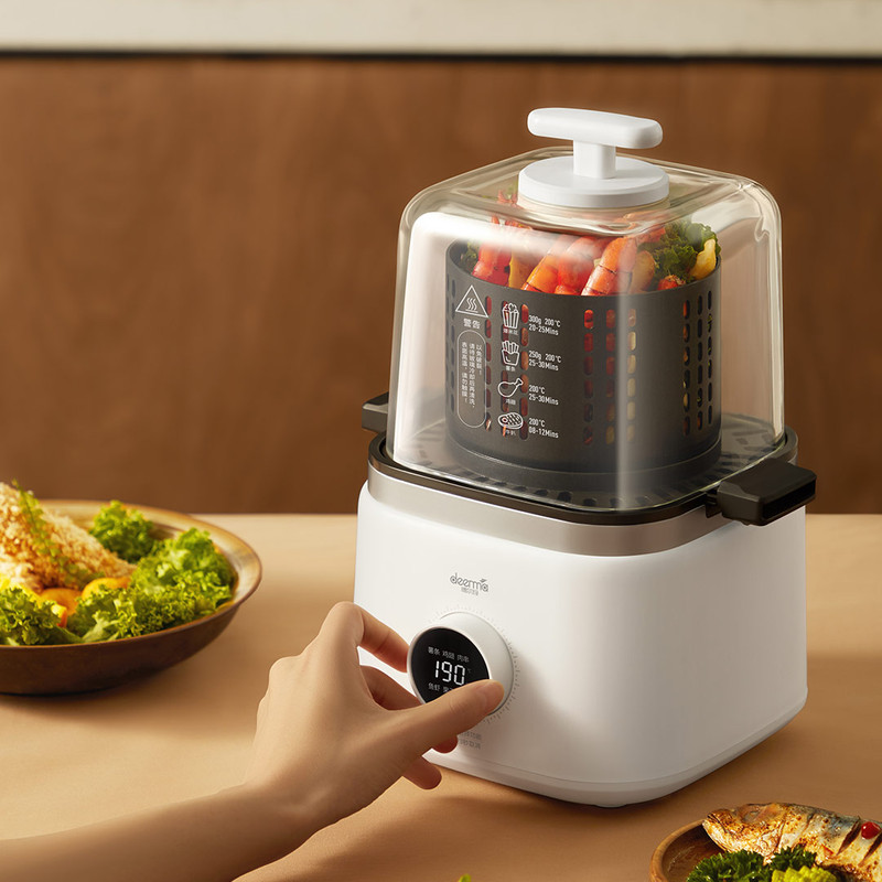 هواپزی چندکاره هوشمند شیائومی مدل XIAOMI SMART AIR FRYER DEERMA KZ-200 ظرفیت 2 لیتر