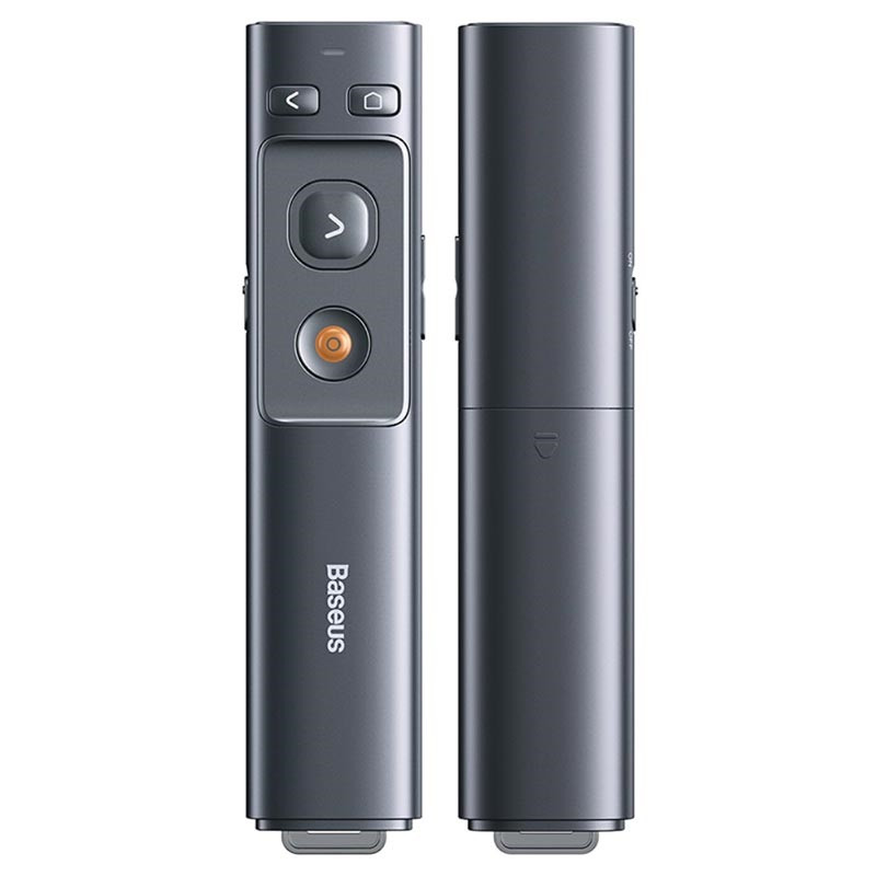 پوینتر و پرزنتر بی سیم بیسوس مدل BASEUS ORANGE DOT WIRELESS PRESENTER RED LASER ACFYB-B0G