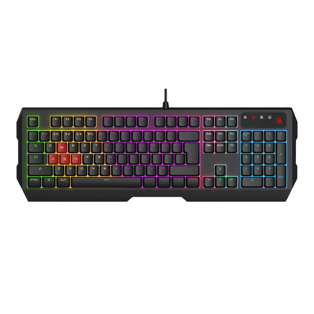 کیبورد مخصوص بازی سیم دار ایفورتک سری بلادی مدل KEYBOARD GAMING A4TECH BLOODY B-140N