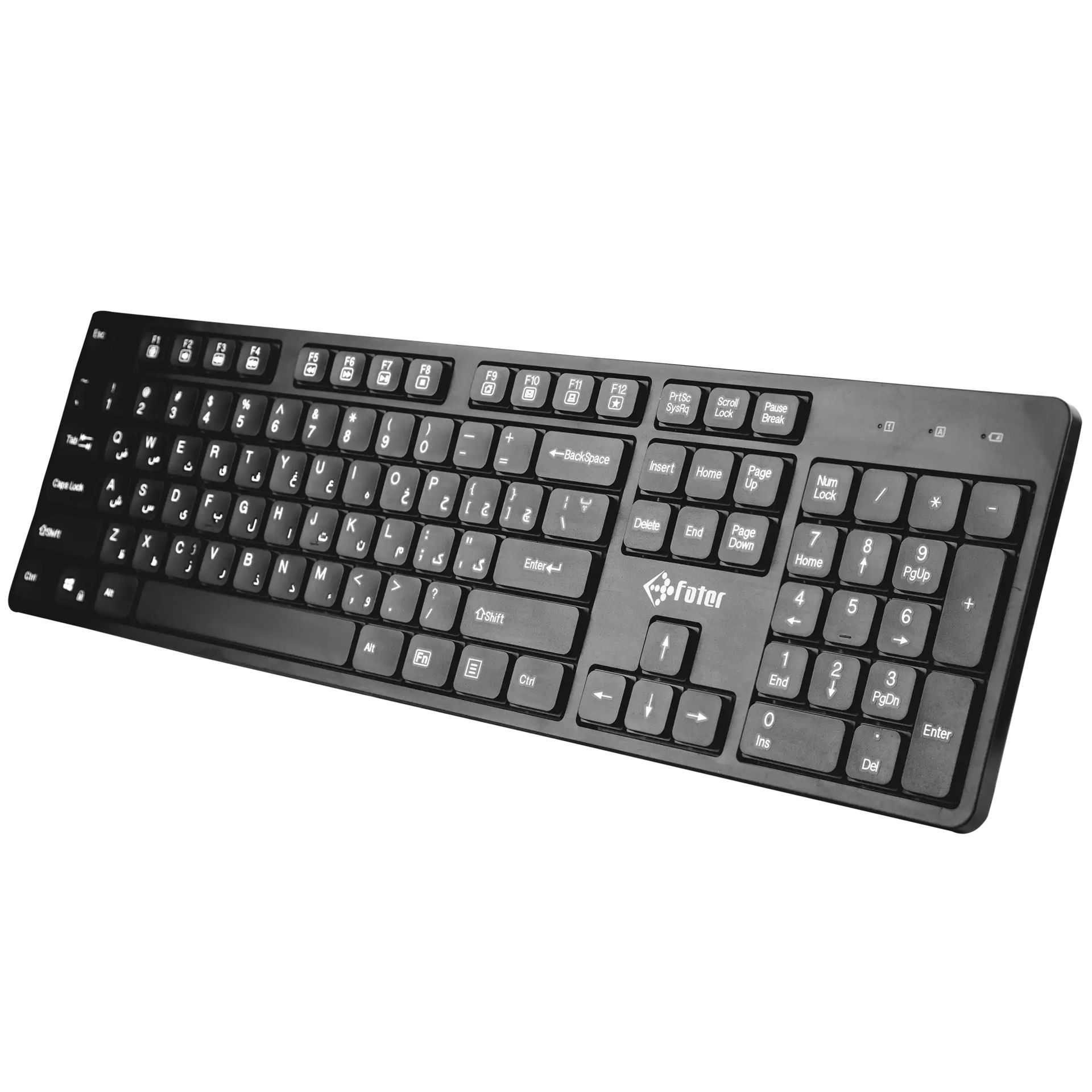 کیبورد بدون سیم فاطر مدل KEYBOARD WIERELESS FATER KWN-5100B