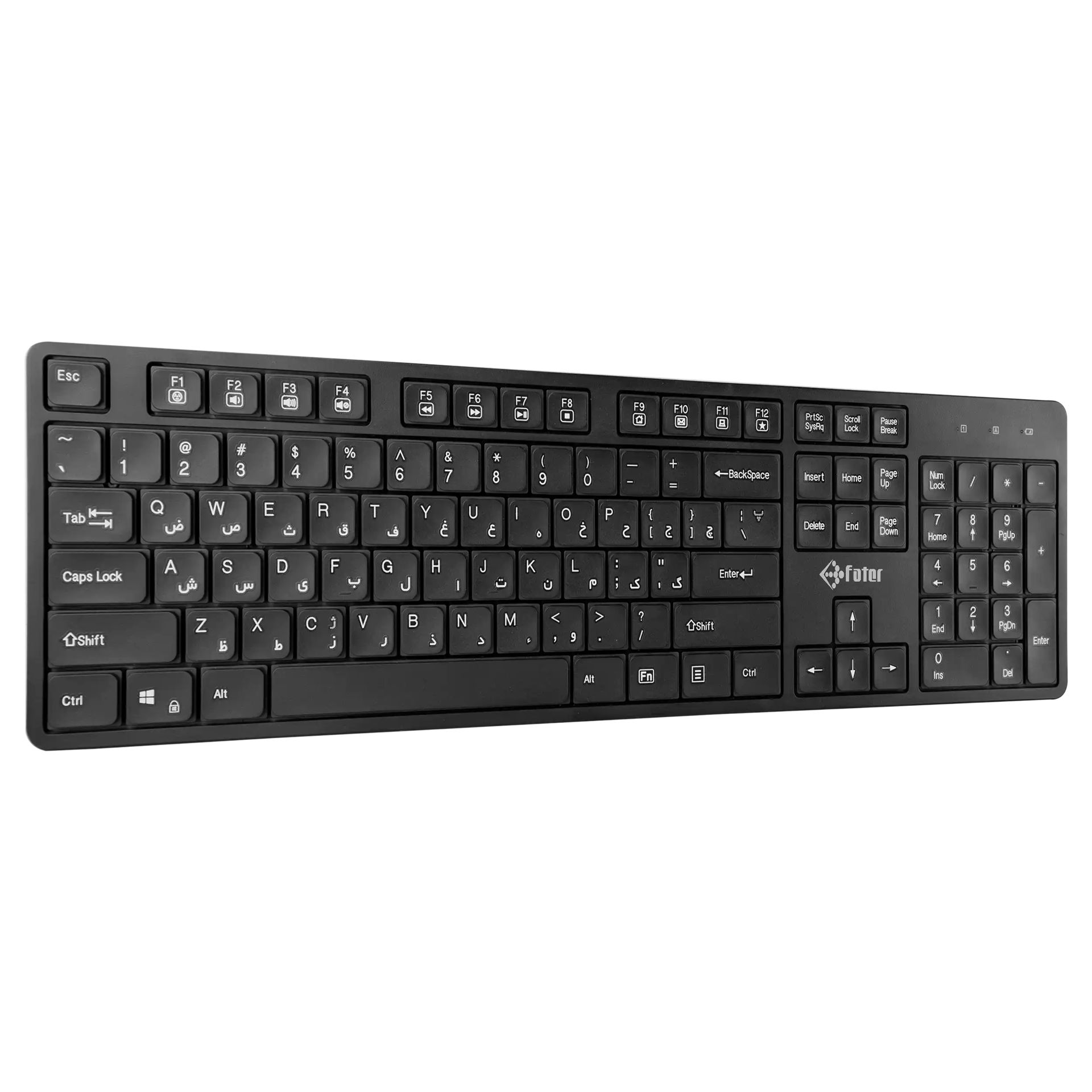 کیبورد بدون سیم فاطر مدل KEYBOARD WIERELESS FATER KWN-5100B