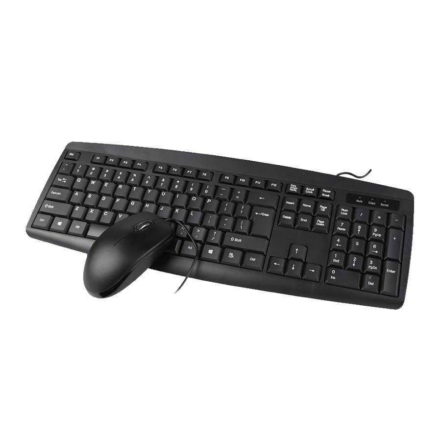 کیبورد و ماوس سیم دار بیاند مدل KEYBOARD MOUSE BEYOND BMK-3420