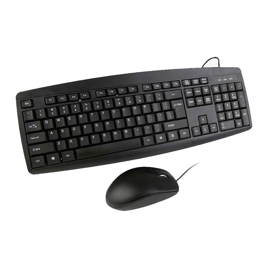 کیبورد و ماوس سیم دار بیاند مدل KEYBOARD MOUSE BEYOND BMK-3420