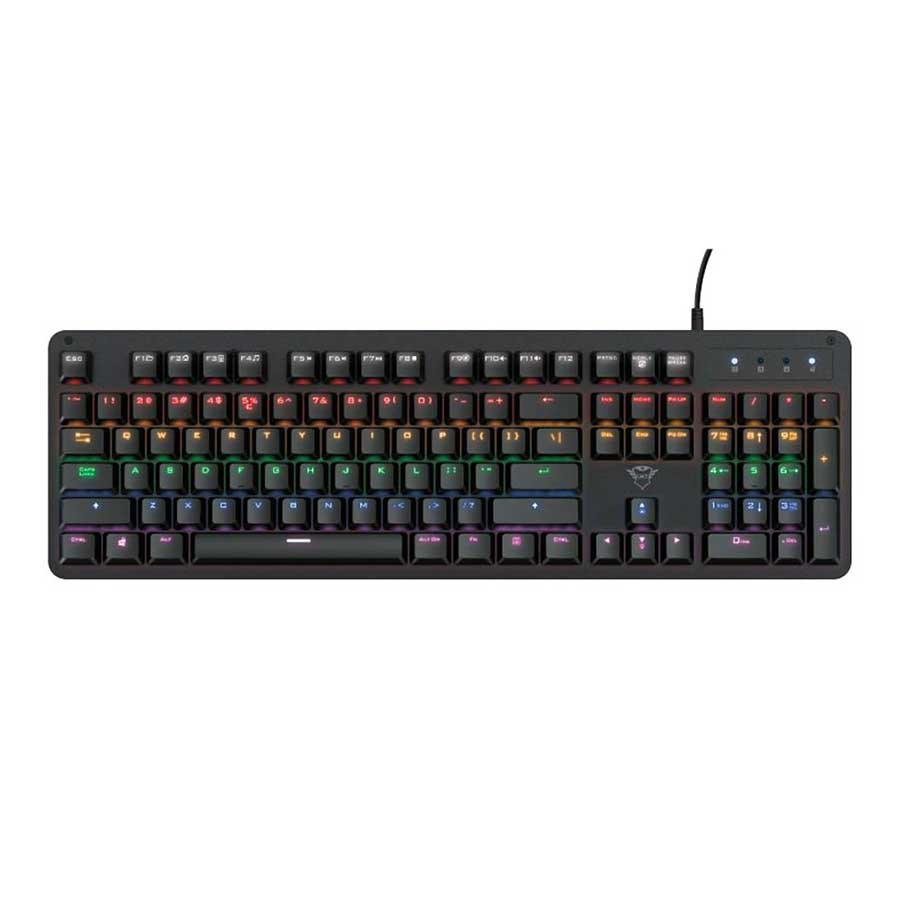 کیبورد مکانیکال مخصوص بازی تراست مدل KEYBOARD GAMING MECHANICAL TRUST GXT-863 MAZZ