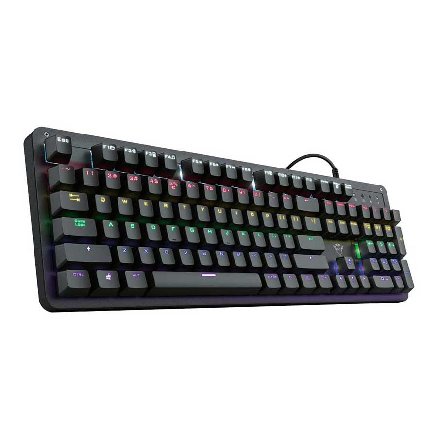 کیبورد مکانیکال مخصوص بازی تراست مدل KEYBOARD GAMING MECHANICAL TRUST GXT-863 MAZZ