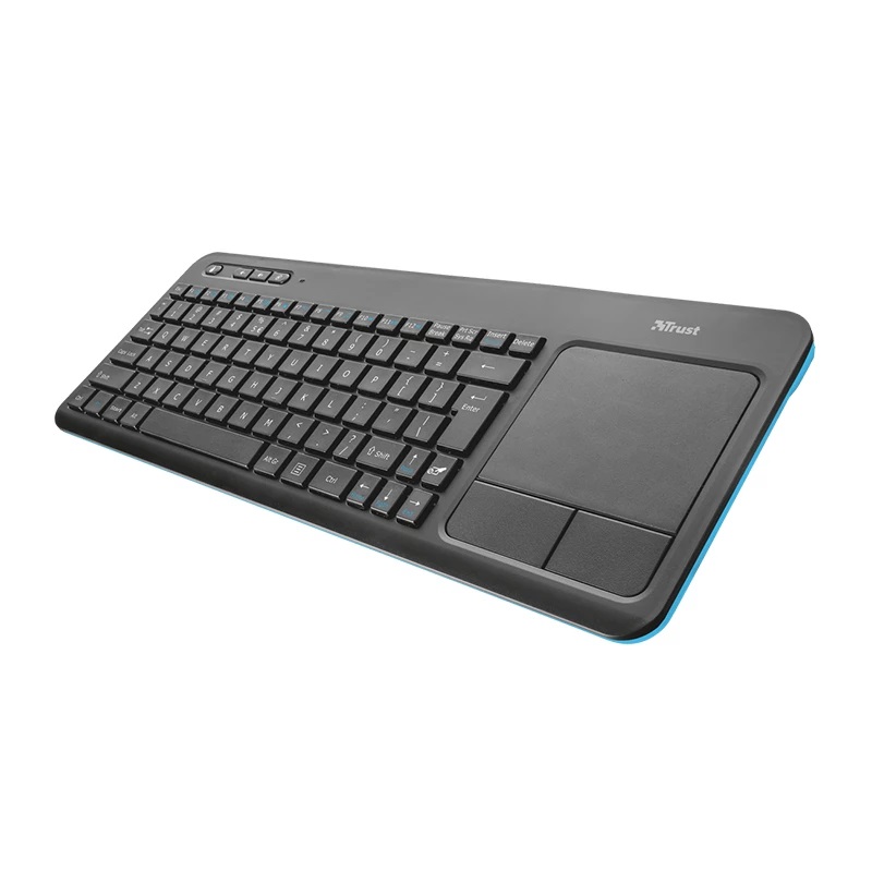 کیبورد بدون سیم تراست مدل KEYBOARD WIRELESS TOUCHPAD TRUST VEZA به همراه تاچ پد