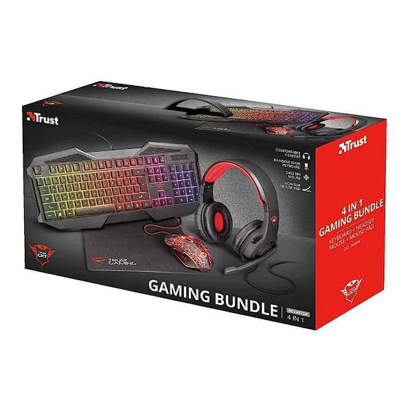 ست مخصوص بازی تراست مدل GAMING BUNDLE 4 IN 1 TRUST GXT-788