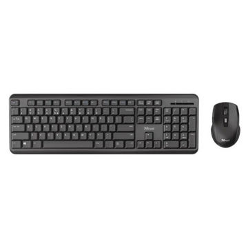 کیبورد و ماوس بدون سیم تراست مدل KEYBOARD MOUSE WIRELESS TRUST TKM-350 با حروف فارسی