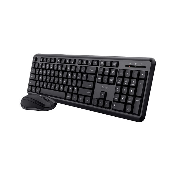 کیبورد و ماوس بدون سیم تراست مدل KEYBOARD MOUSE WIRELESS TRUST TKM-350 با حروف فارسی