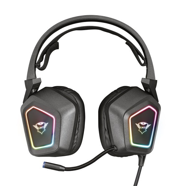 هدست سیم دار مخصوص بازی تراست مدل HEADSET GAMING TRUST GXT-450 BLIZZ 7.1 RGB