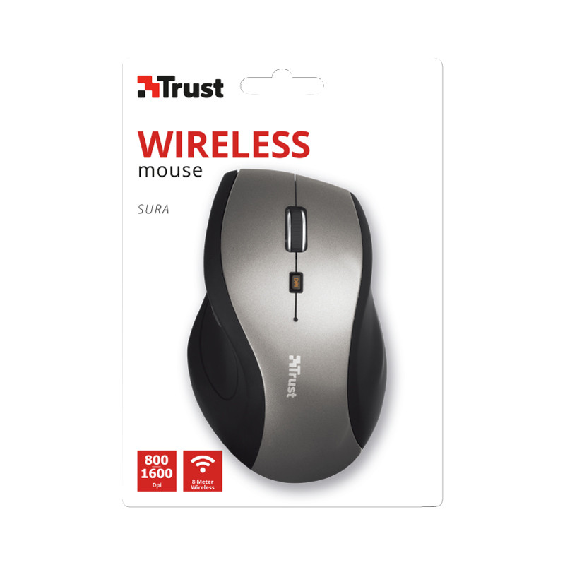 ماوس بدون سیم تراست مدل MOUSE WIRELESS TRUST SURA RF