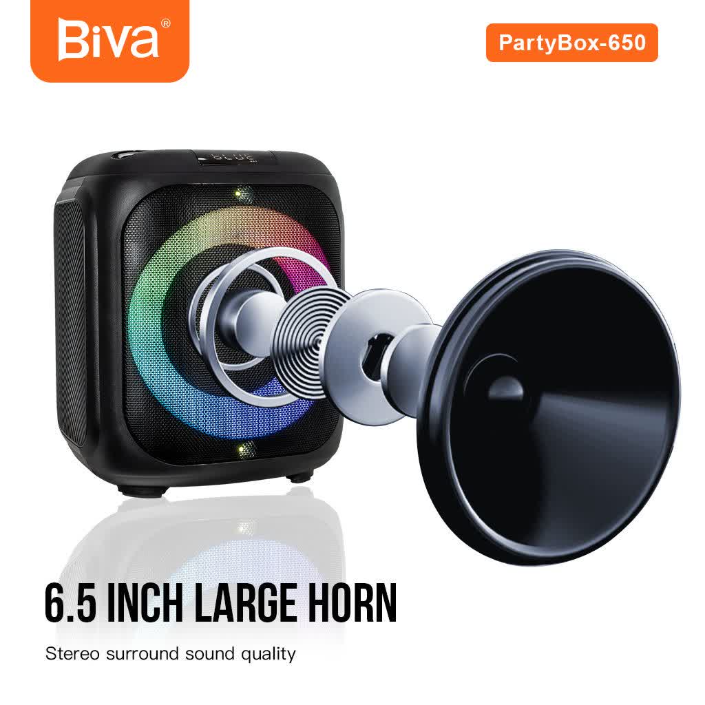 اسپیکر قابل حمل بیوا مدل SPEAKER BIVA PARTY BOX 650 توان 80 وات