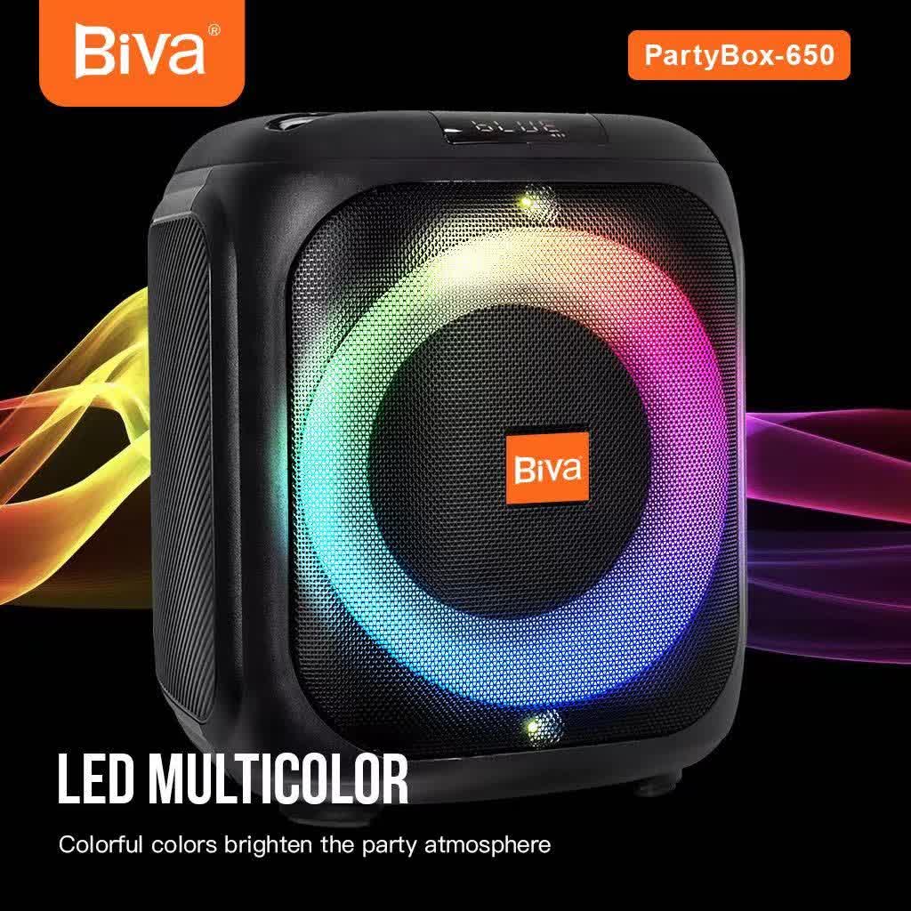 اسپیکر قابل حمل بیوا مدل SPEAKER BIVA PARTY BOX 650 توان 80 وات