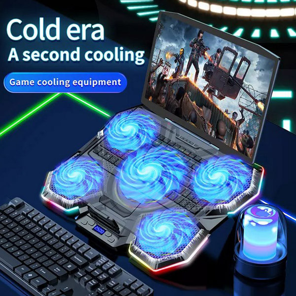 پایه خنک کننده لپ تاپ کول کلد مدل COOLPAD COOL COLD F-13 RGB