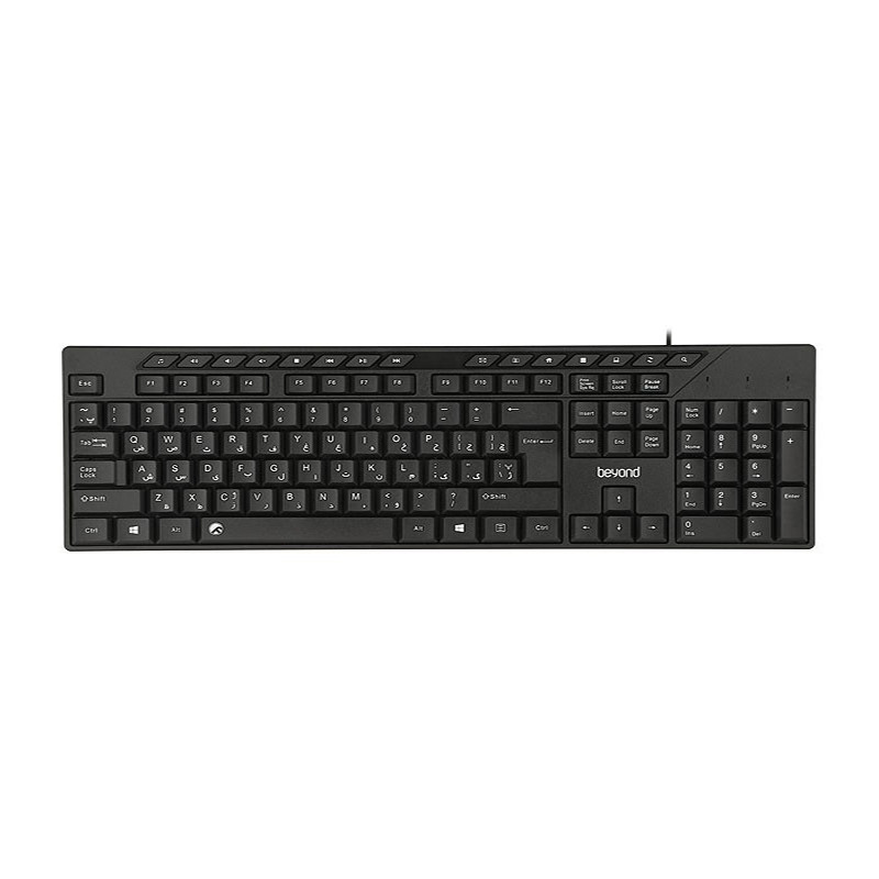 کیبورد سیمدار بیاند مدل Keyboard Wired Beyond BK-3636