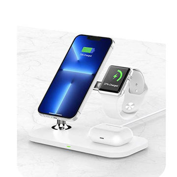 پایه نگهدارنده و شارژر وایرلس موبایل رسی مدل Recci RCW-20 Stand & Wireless Charger