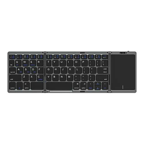 کیبورد بلوتوثی تاشو رسی مدل Keyboard Bluetooth Touch Recci RCS-K01