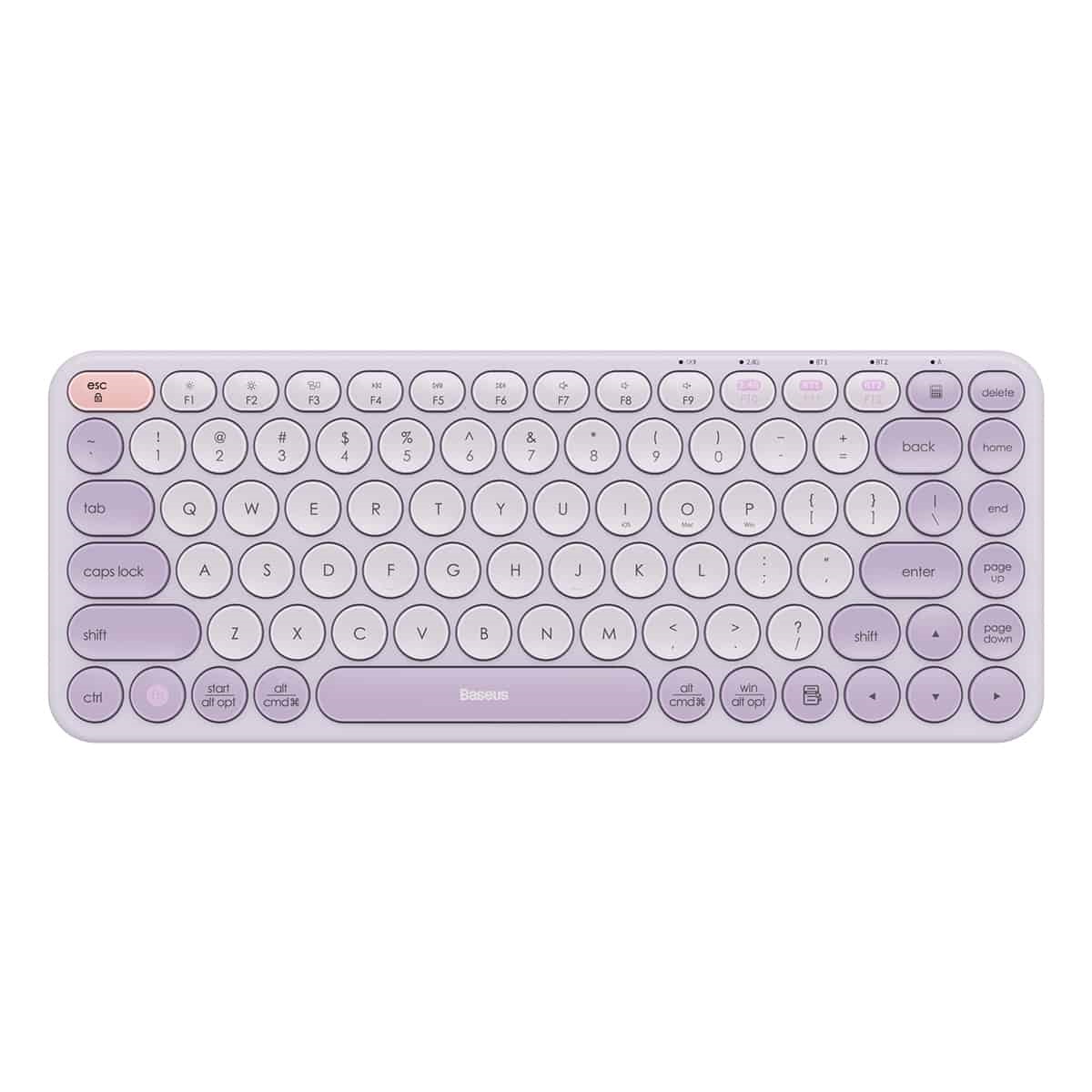 کیبورد بیسیم دوحالته باسئوس مدل Wireless Tri-Mode Keyboard K01A در قائم آی تی