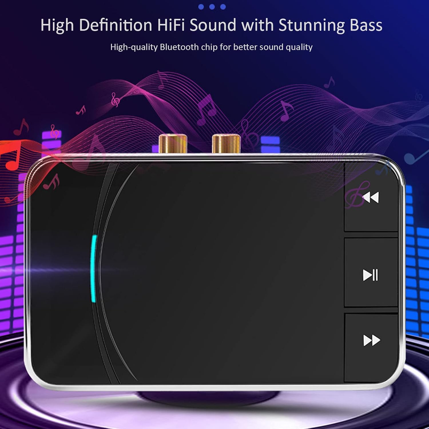 تبدیل و گیرنده و فرستنده بلوتوث صدا مدل Bluetooth Receiver & Digital to Analog Converter T39 در قائم آی تی