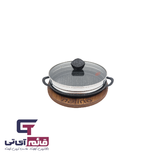 تابه گریل چدن مدل Padela (با درب شیشه)