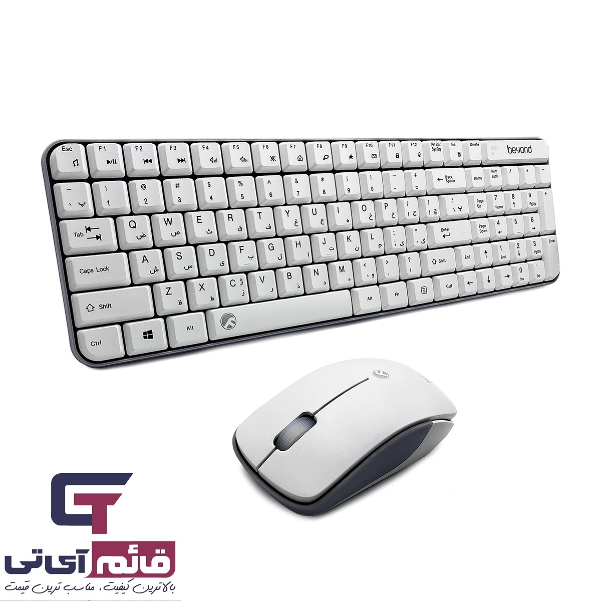 کیبورد و ماوس بی سیم بیاند مدل KEYBOARD MOUSE BEYOND BKM-2261 در قائم آی تی