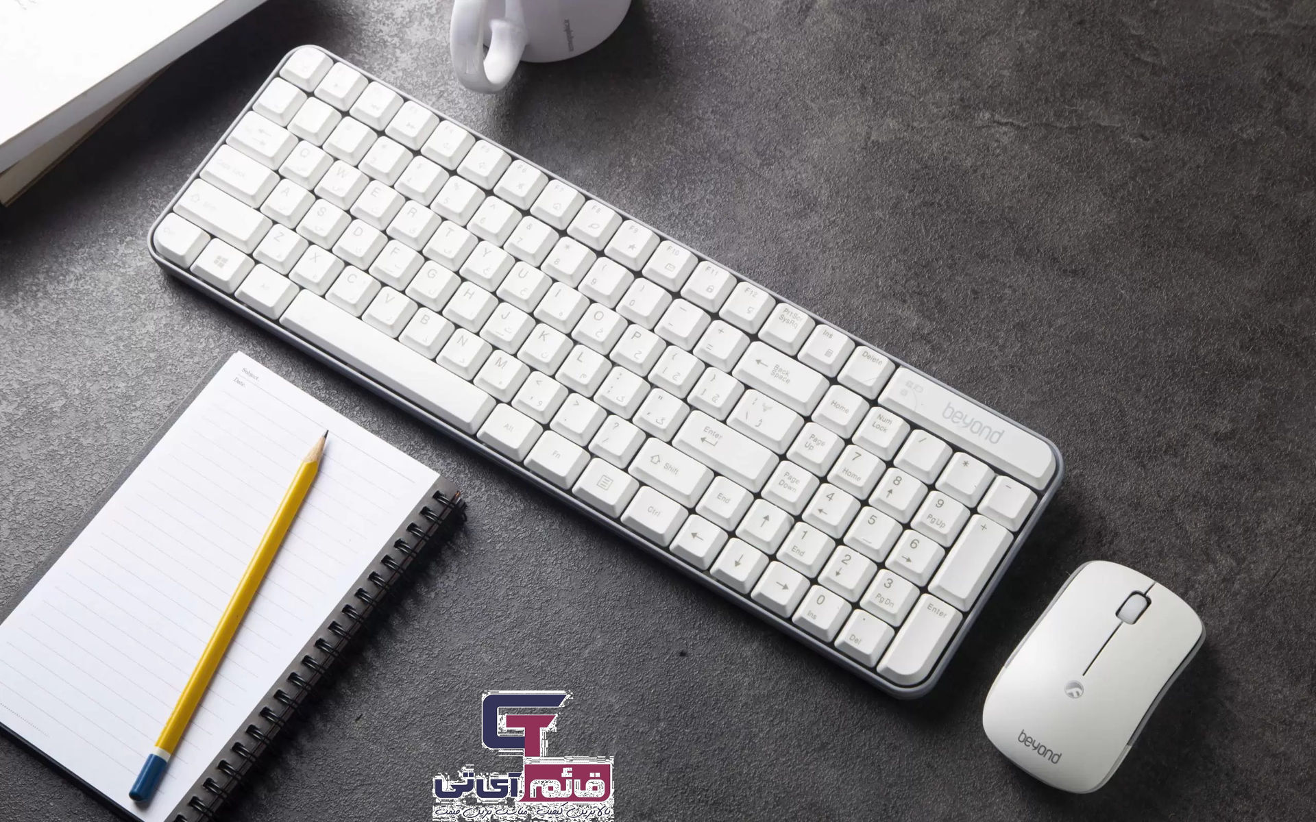 کیبورد و ماوس بی سیم بیاند مدل KEYBOARD MOUSE BEYOND BKM-2261 در قائم آی تی