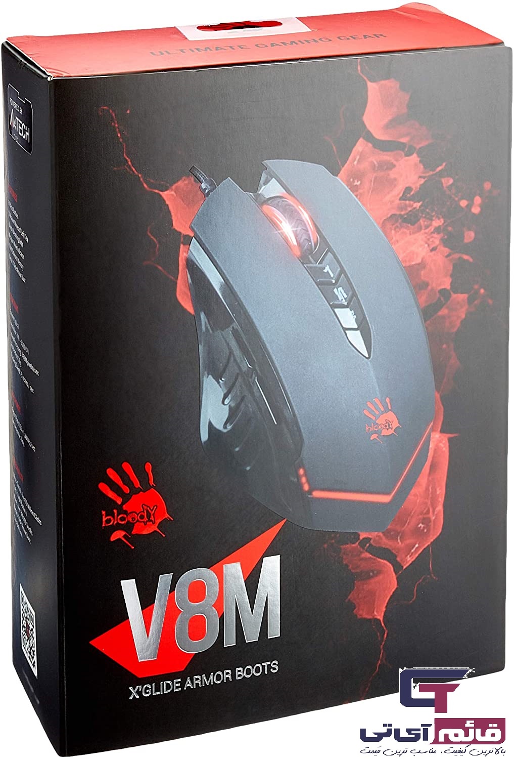 ماوس گیمینگ ای فورتک مدل MOUSE GAMING A4TECH BLOODY V8M در قائم آی تی 