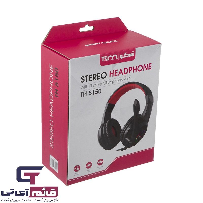 هدست سیمدار تسکو مدل Wired Headset Tsco TH 5150 در قائم آی تی 