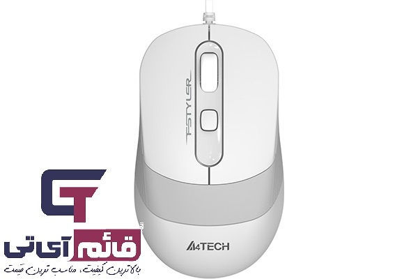 ماوس سیم دار ایفورتک سری اف استایلر مدل MOUSE A4TECH FSTYLER FM10S در قائم آی تی 