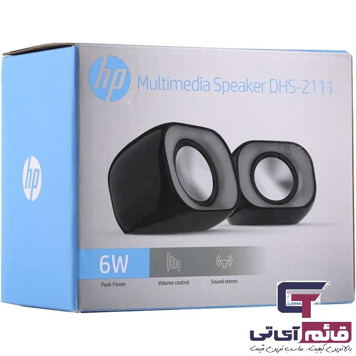 اسپیکر سیم دار رومیزی اچ پی مدل HP Wired Speaker, 2-Channel DHS-2111 در قائم آی تی 