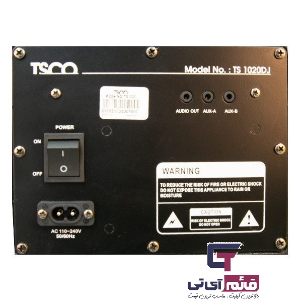 اسپیکر تسکو مدل SPEAKER BLUTOOTH TSCO TS-1020 DJ در قائم آی تی 
