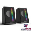 اسپیکر رومیزی سیم دار دو تکه تسکو مدل Wired Desktop Speaker TSCO TS 2057 در قائم آی تی 