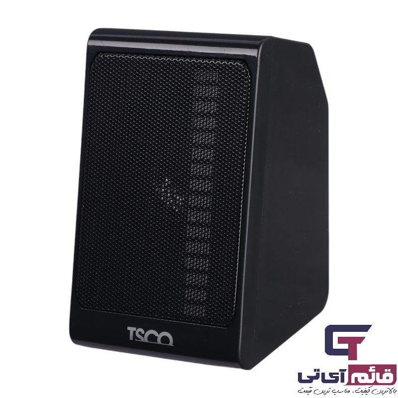 اسپیکر رومیزی سیم دار دو تکه تسکو مدل Wired Desktop Speaker TSCO TS 2057 در قائم آی تی 