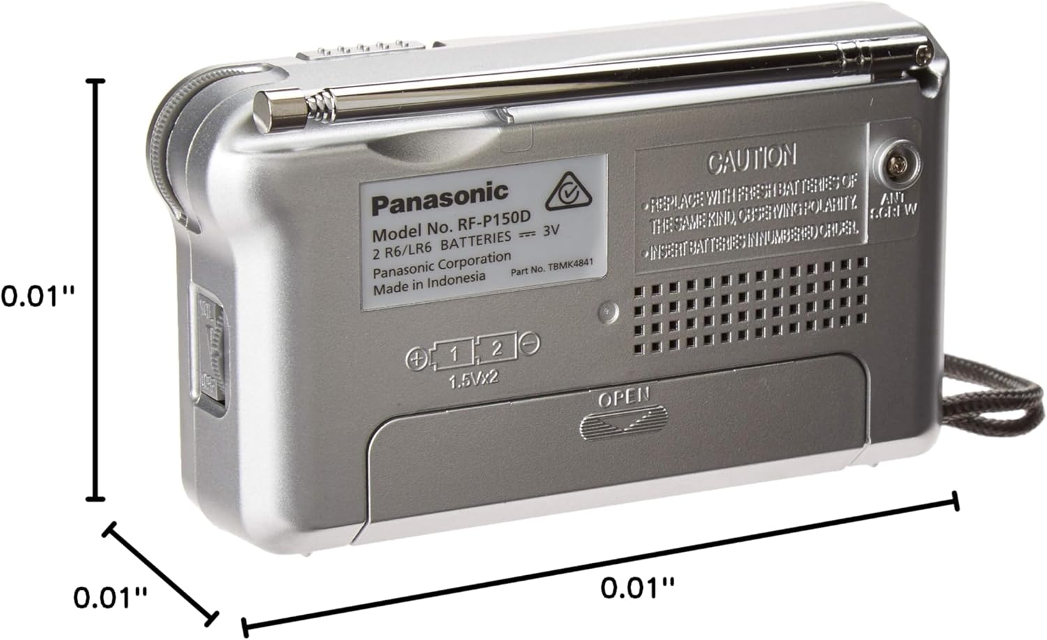 رادیو پاناسونیک مدل RADIO PANASONIC RF-P150D در قائم آی تی 