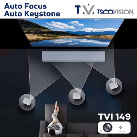 خرید و قیمت ویدئو پرژکتور هوشمند تسکوویژن مدل Video Prejector Tsco TVI 149 در قائم آی تی 