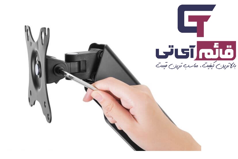خرید و قیمت پایه نگهدارنده مانیتور دیواری برند ارگو مدل Monitor Stand Ergo WLA 007 در قائم آی تی 