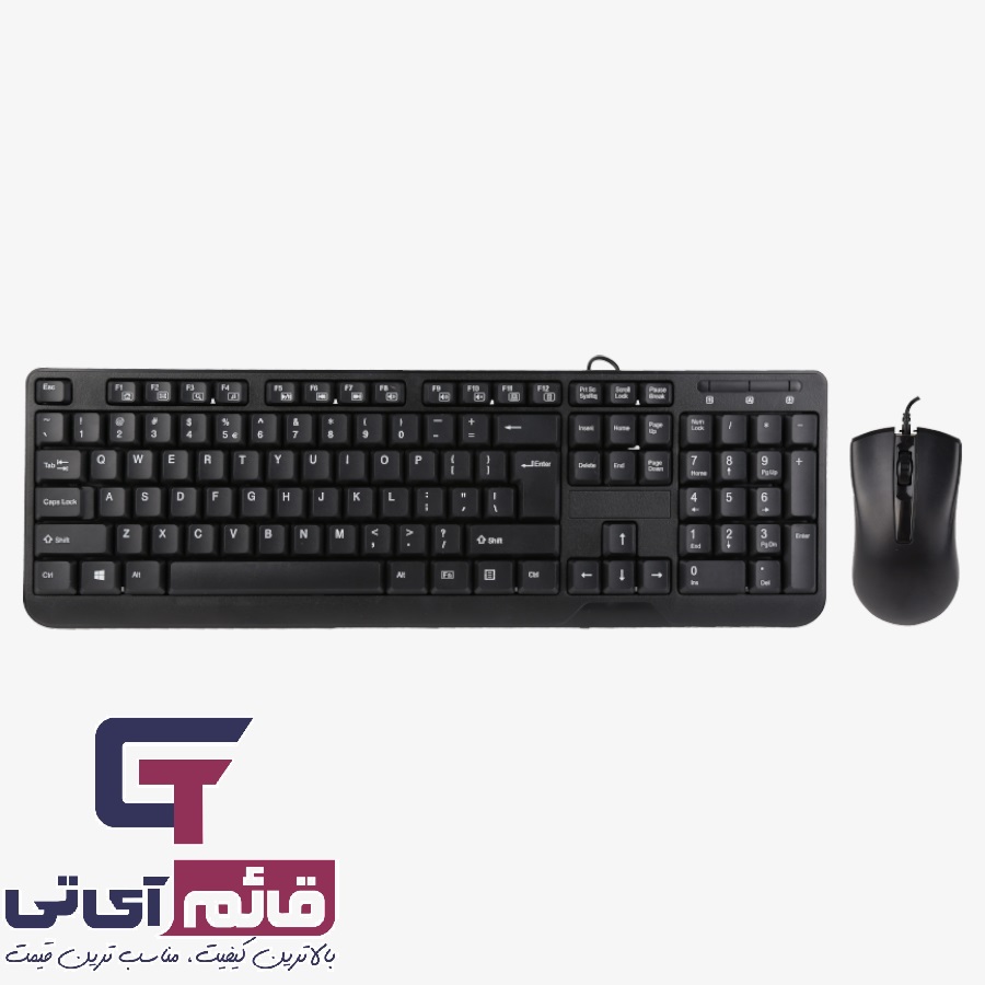 خرید و قیمت کیبورد و ماوس با سیم بیاند مدل Keyboard & Mouse Beyond BM 3410 USB در قائم آی تی 