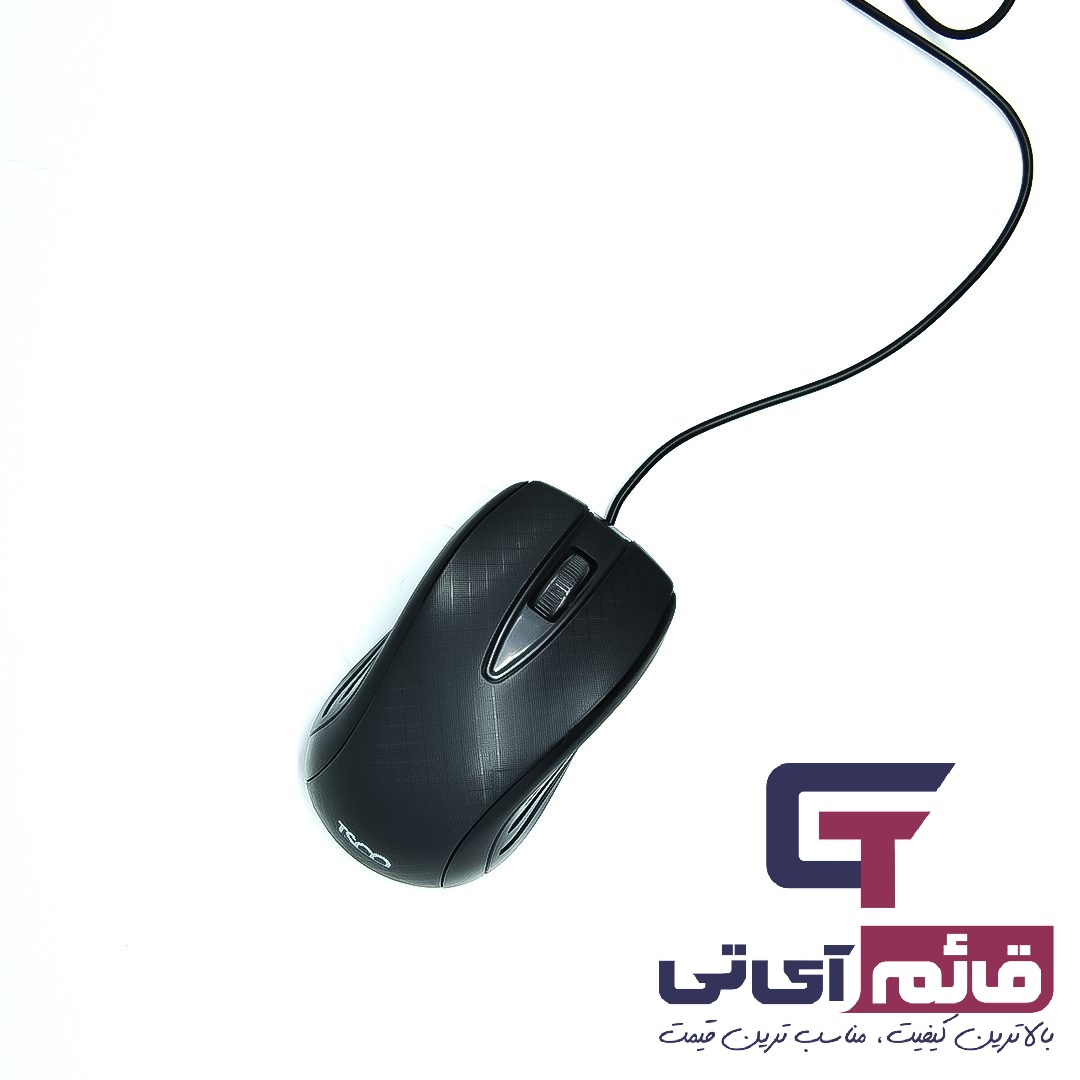 خرید و قیمت ماوس سیم دار تسکو مدل MOUSE TSCO TM-300 در قائم آی تی 