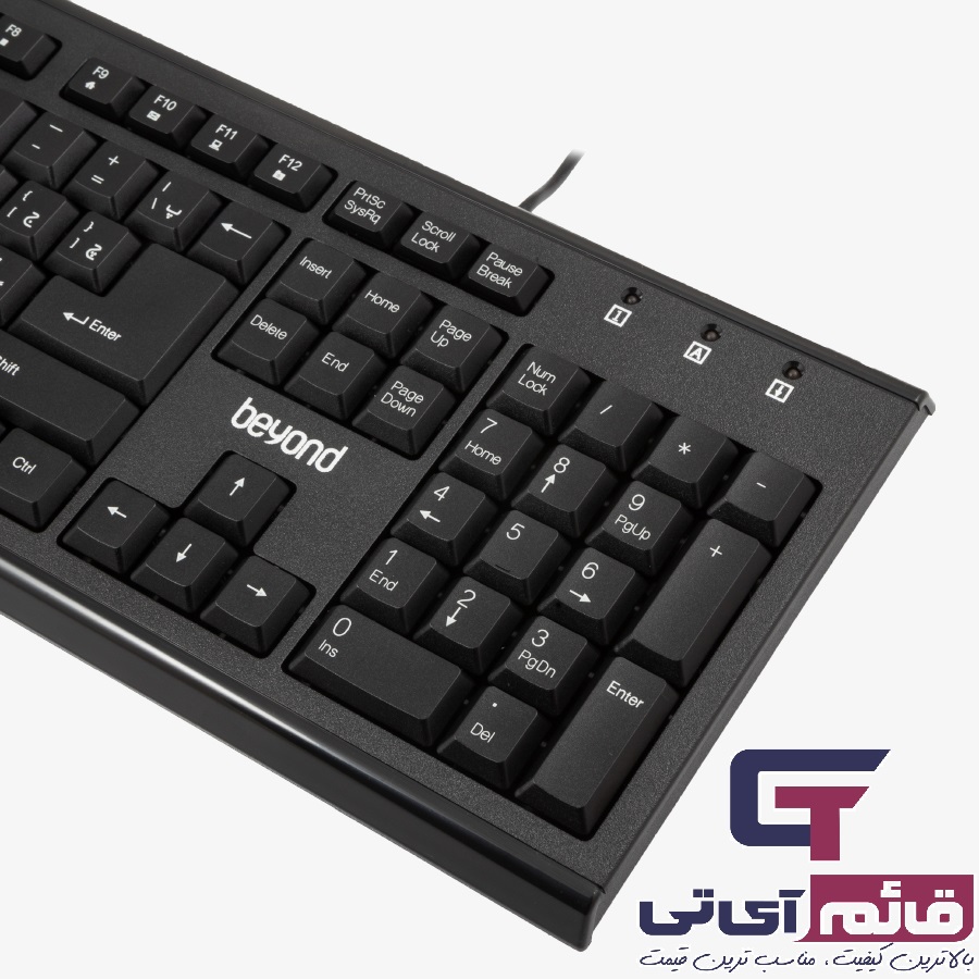 خرید و قیمت کیبورد و ماوس با سیم بیاند مدل Wired Keyboard & Mouse Beyond BMK 8310 USB در قائم آی تی 