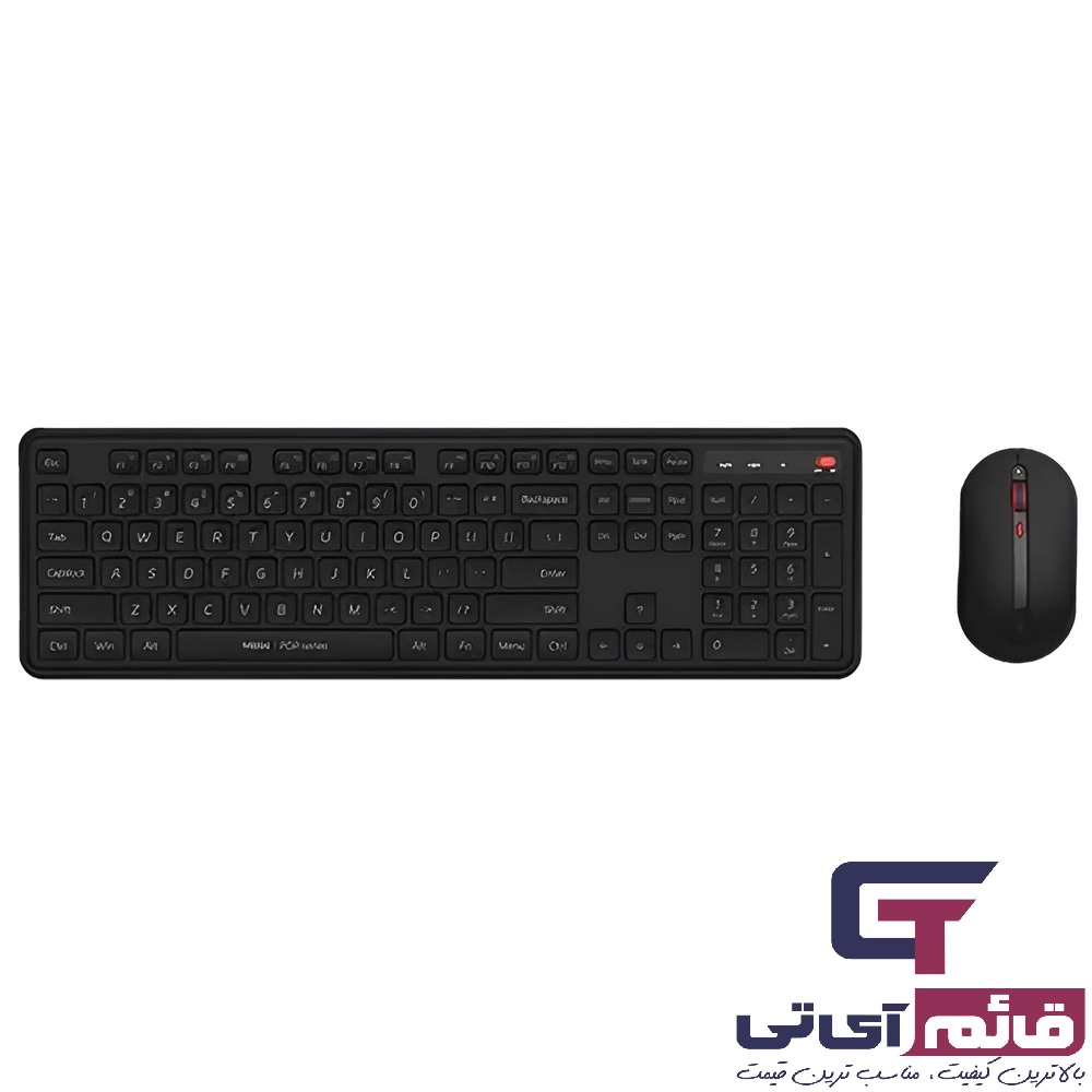 خرید و قیمت کیبورد و ماوس بی سیم شیائومی مدل Wireless Keyboard & Mouse MIIIW Xiaomi Combo Gen3 در قائم آی تی 