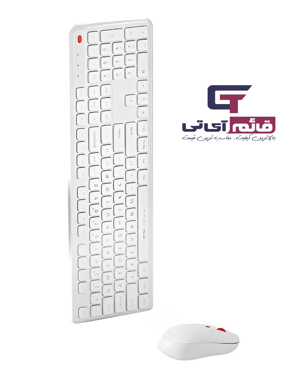 خرید و قیمت کیبورد و ماوس بی سیم شیائومی مدل Wireless Keyboard & Mouse MIIIW Xiaomi Combo Gen3 در قائم آی تی 