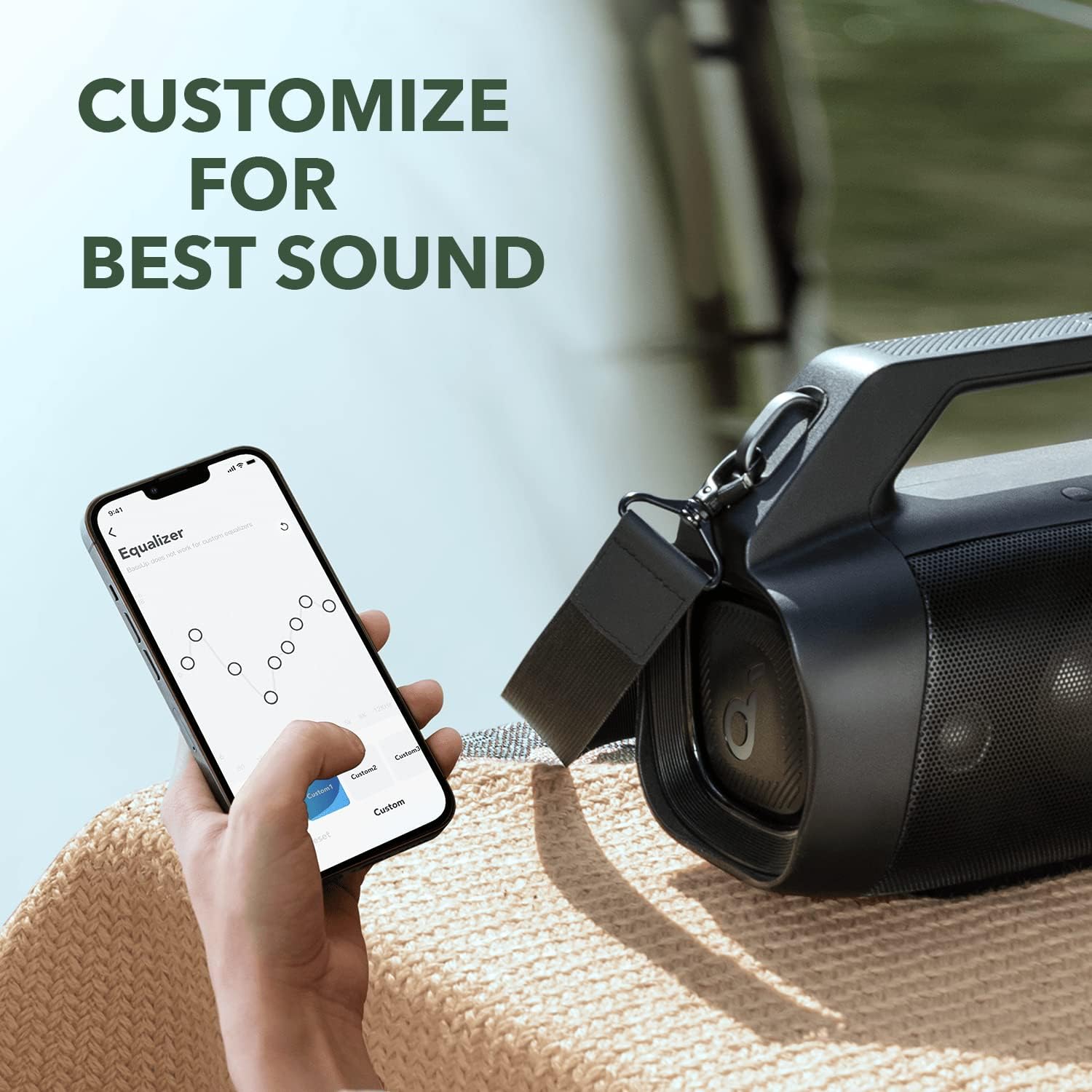 خرید و قیمت اسپیکر بلوتوثی انکر مدل Speaker Anker A3129011 Motion Boom Plus 80W در قائم آی تی 