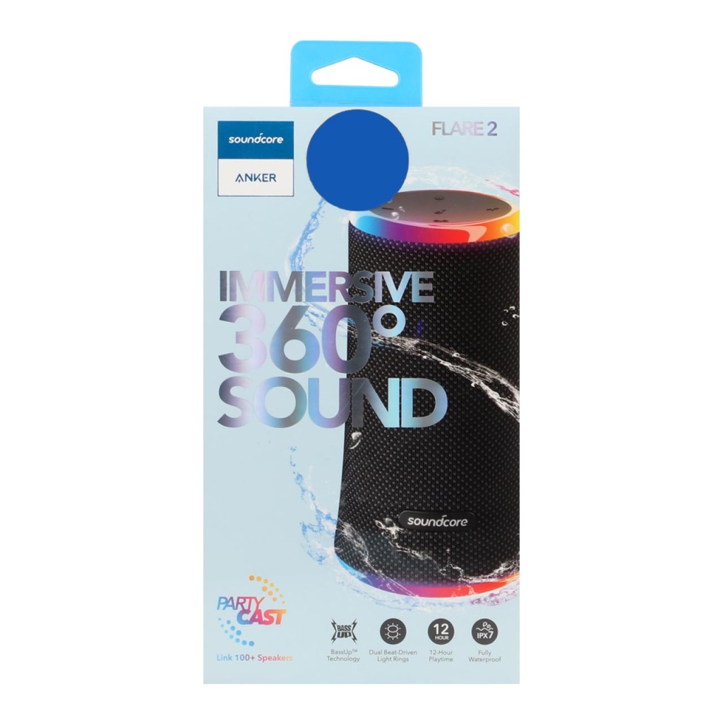 خرید و قیمت اسپیکر بلوتوثی انکر مدل Speaker ANKER Flare 2 20w A3165H11 در قائم آی تی 