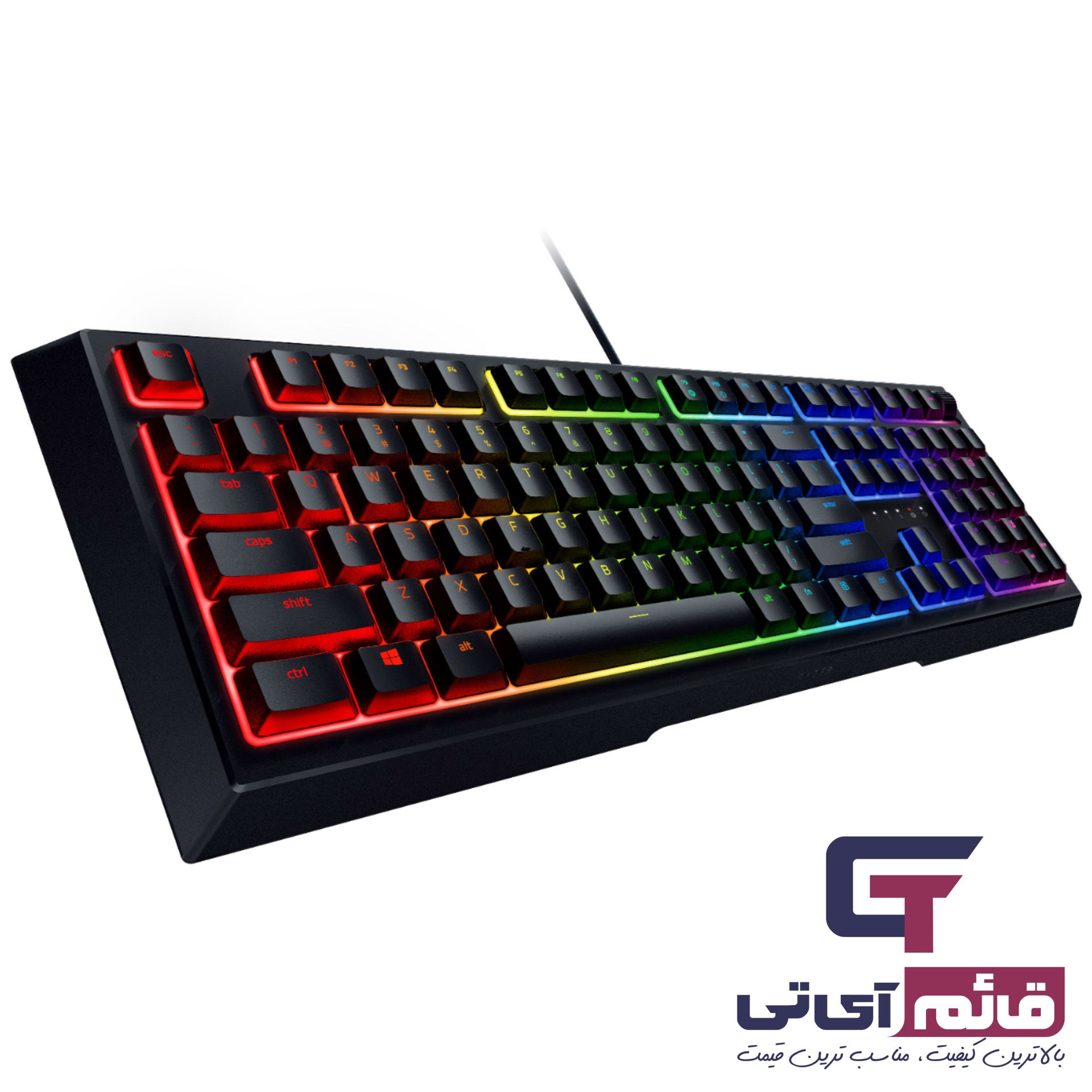 خرید و قیمت کیبورد گیمینگ ریزر مدل Keyboard Razer Ornata V2 در قائم آی تی 