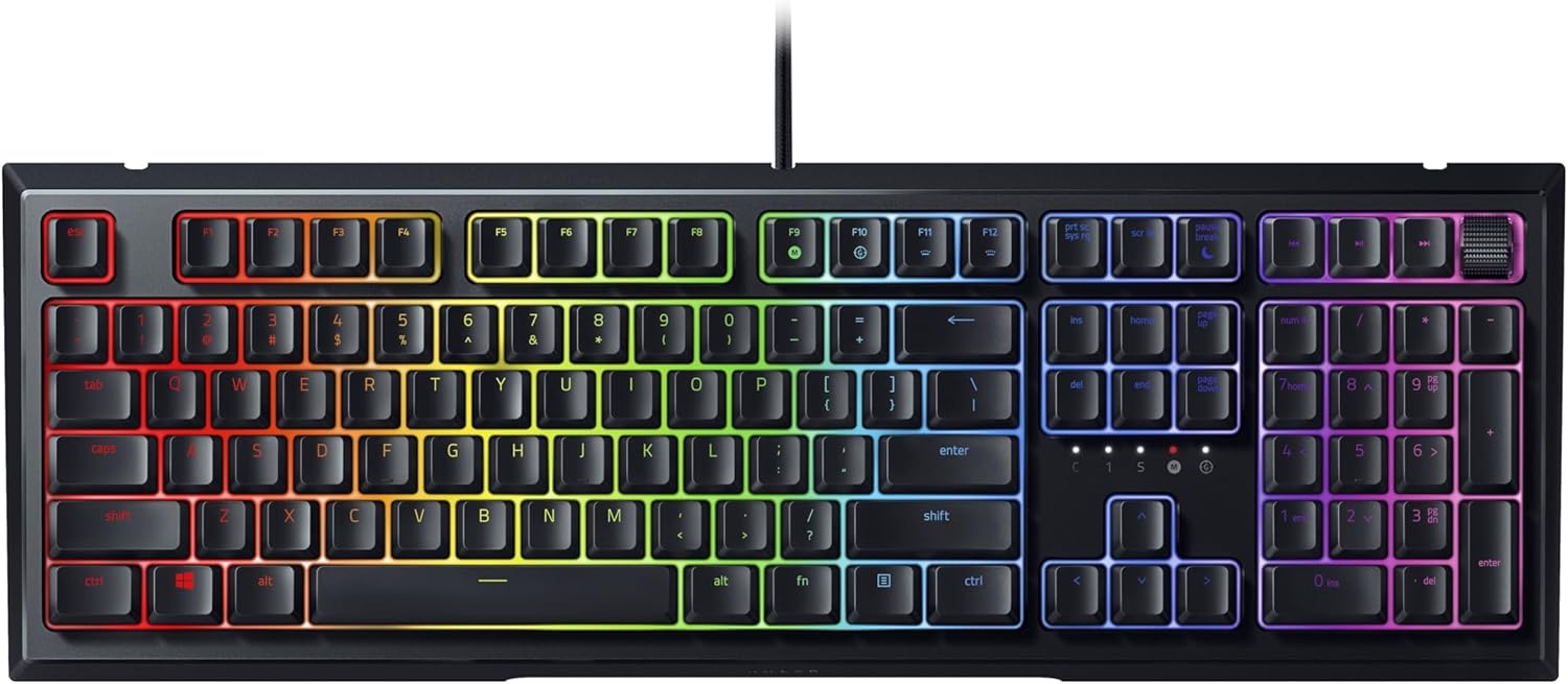 خرید و قیمت کیبورد گیمینگ ریزر مدل Keyboard Razer Ornata V2 در قائم آی تی 