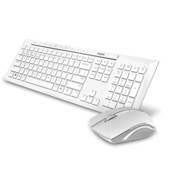 خرید و قیمت کیبورد و ماوس بی سیم رپو مدل KEYBOARD MOUSE RAPOO 8210M در قائم آی تی 