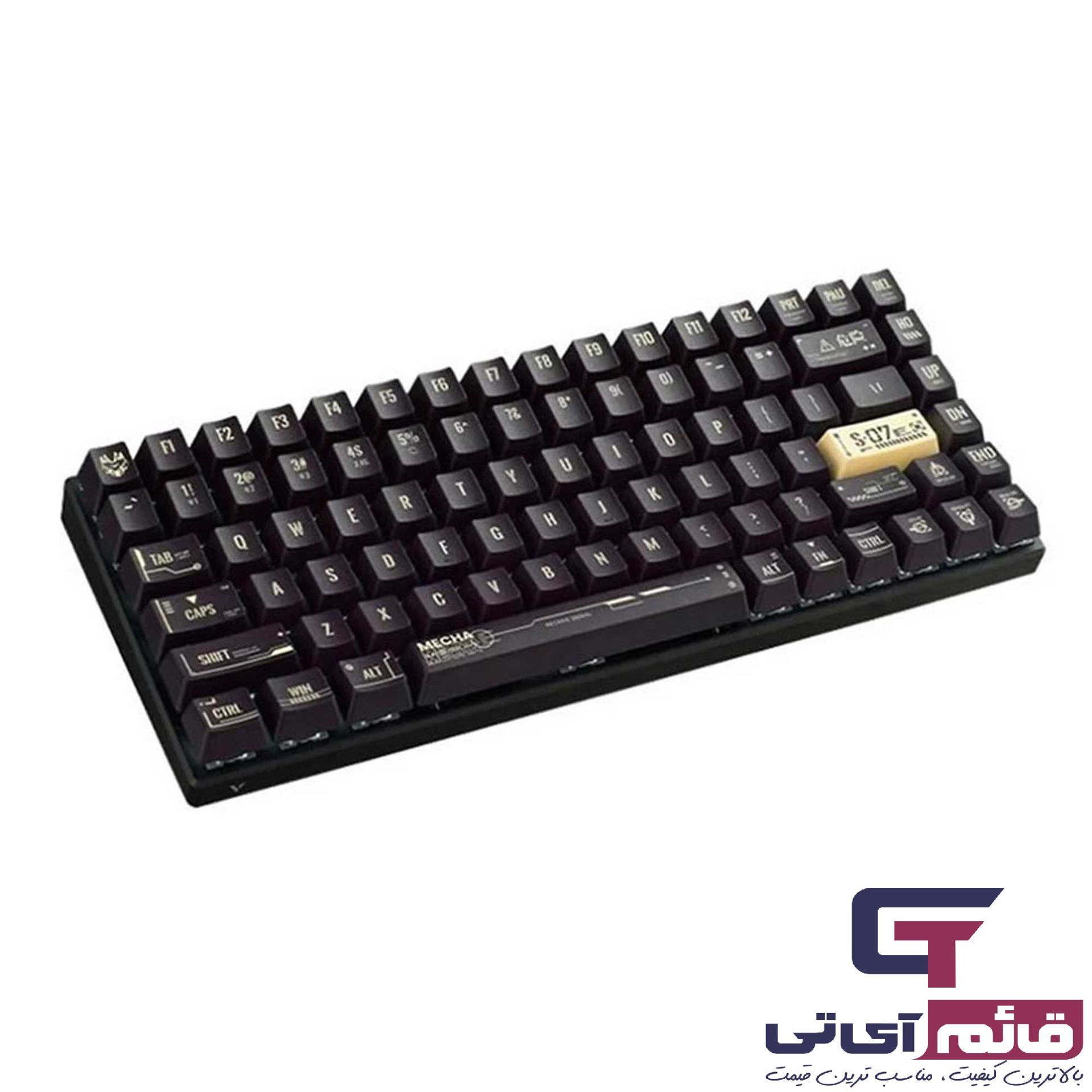 خرید و قیمت کیبورد مکانیکال بی سیم رپو مدل Keyboard Mechanical Rapoo V700 8A RGB در قائم آی تی 