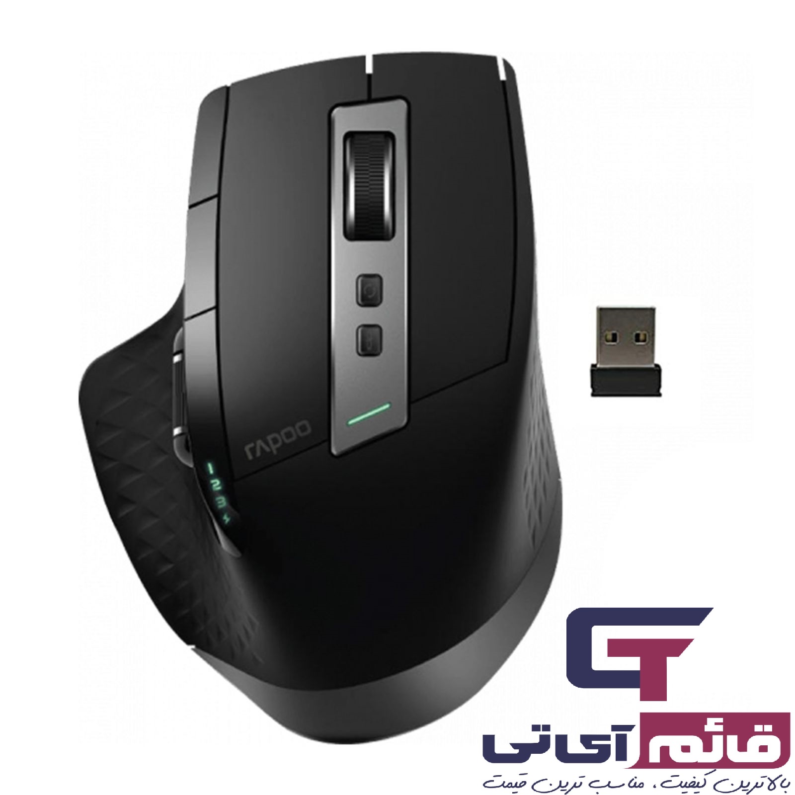 خرید و قیمت ماوس بی سیم رپو مدل Rapoo Wireless Mouse MT750s در قائم آی تی 